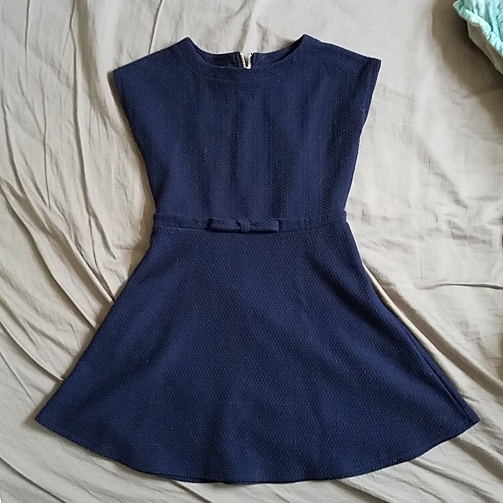 Forever 21 Girls navy quilted dress